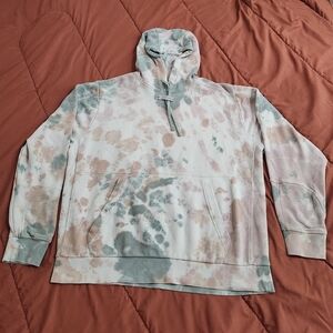Nike Sportswear French Terry Pullover Hoodie Tie Dye Sweater DO6186 Size XL